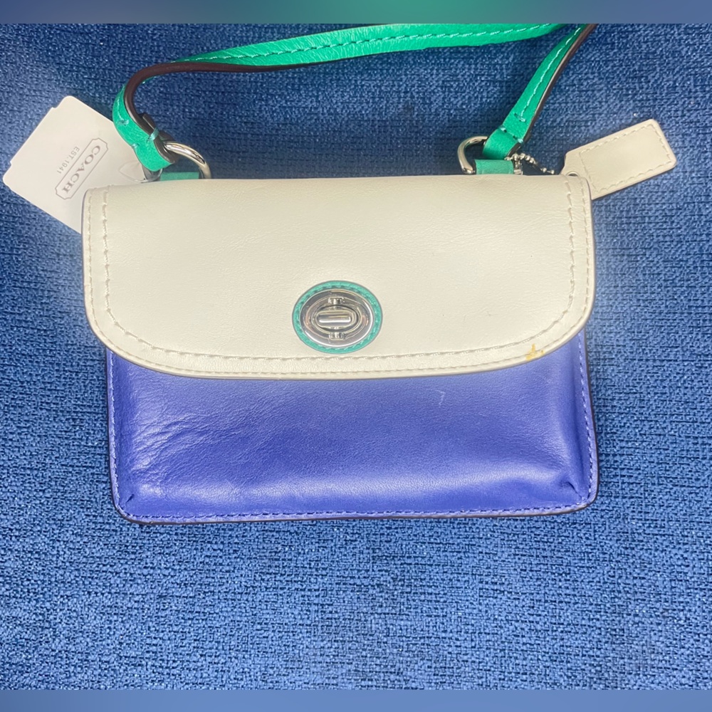 Coach mini bag wallet Turnlock Flap Square Pouch